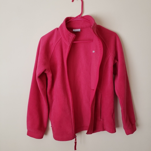 Columbia Pink Fleece Zip Sweater - Picture 2 of 8